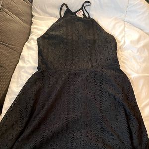 Black lace dress , size L